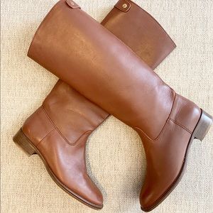 J. Crew Knee High Brown Riding Boots size 7.5